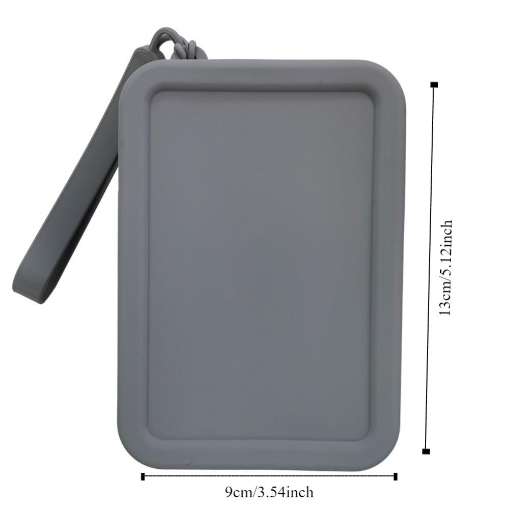 Прямоугольная силиконовая косметичка Morandi Color Сумка для мелких предметов Сумка для хранения гигиенических салфеток