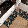 Waterproof Non-Slip Kitchen Floor Mats Absorbs Water Dirt-Resistant Wash-Free Entrance Door Carpet