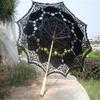 Модная кружевная зонт-трость от солнца Вышивка Белая Свадебная Ombrelle Dentelle Parapluie Mariage
