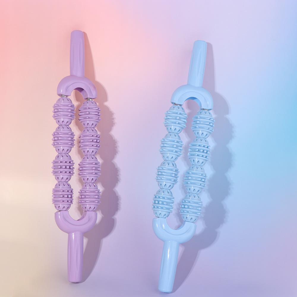 Anti Cellulite Yoga Massage Stick Fitness Fascia Stick Portable Roller Ball Massage Stick Forearms