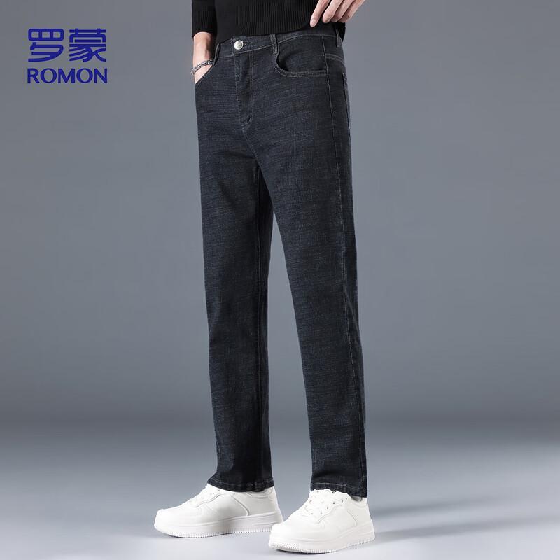 ROMON Мужские эластичные джинсы K951 свободного прямого кроя