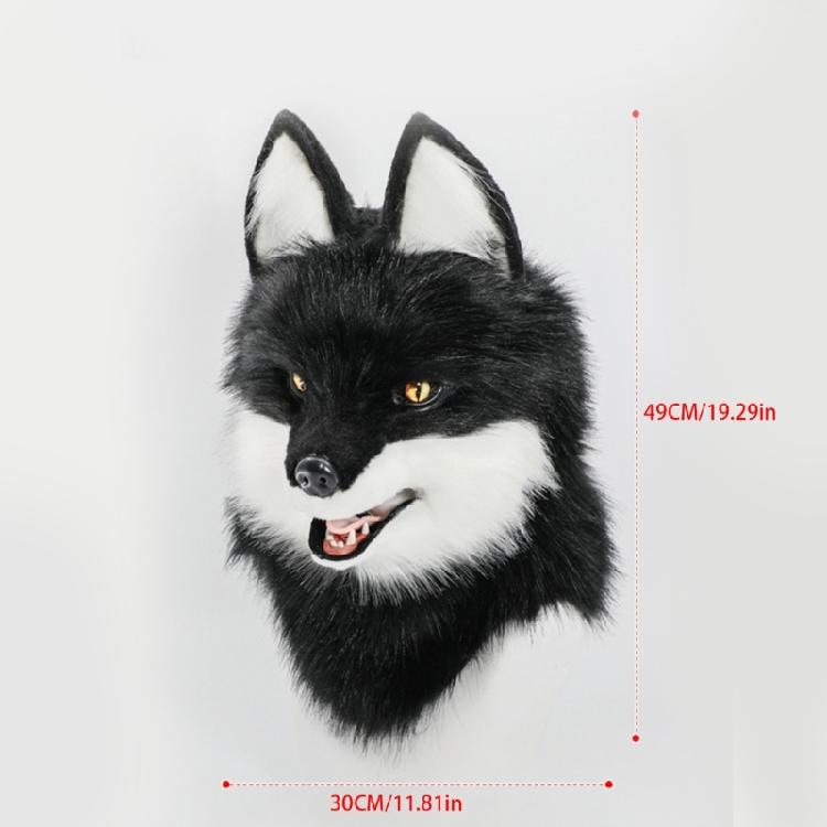 Пушистый Плюшевый Костюм Маска Волка Полная Голова Головной Убор Шляпа Реалистичный Дизайн Головной Убор для Хэллоуина и Вечеринок Переодевание