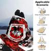 1pc St. George Illawarra Dragons Throw Blanket Soft Flannel, Cozy All Season Polyester Perfect for Home, Office