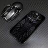 Чехол для телефона Сова с фиолетовыми глазами для iPhone17 16 15 14 13 12 11 Pro/ Max/Plus ударопрочная задняя крышка защита от отпечатков пальцев