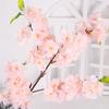 Букет шелковый свадебный декор 4 ветки искусственный цветок искусственная сакура цветущая вишня украшение дома