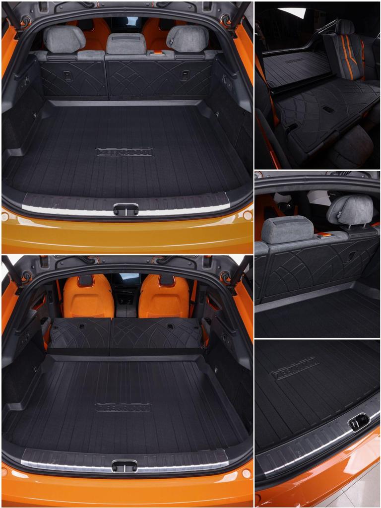 Alpine 8 Custom Trunk Mat: Fits 25 Models, 3D TPE Design, Anti-Scratch & Wear-Resistant.