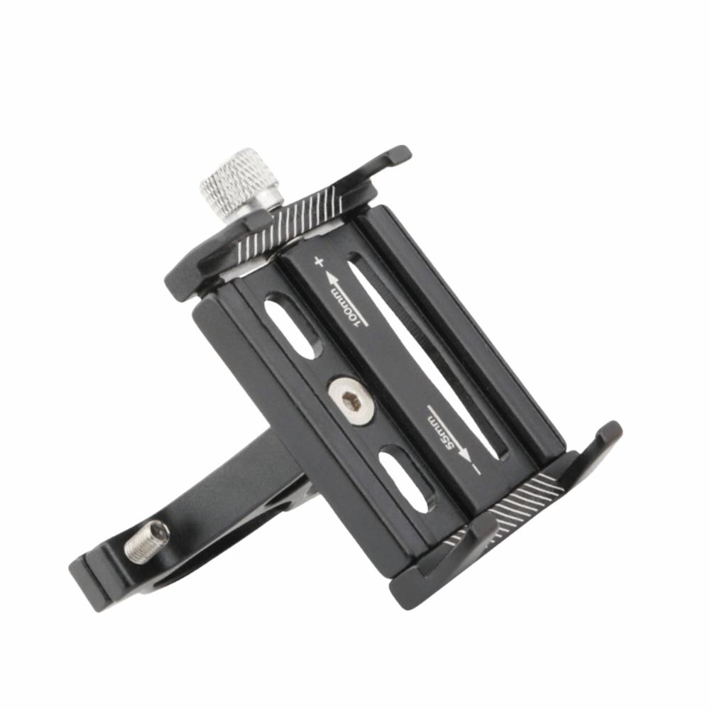 Black Bicycle Phone Holder Adjustable Handlebar Phone Holder Motorcycle Phone Mount  Bicycle Riding