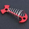 5 Pcs Spring Buckle Deck Anchor Pegs Adjustable Fishbone Deck Anchor Ground Anchor  Tents Canopies