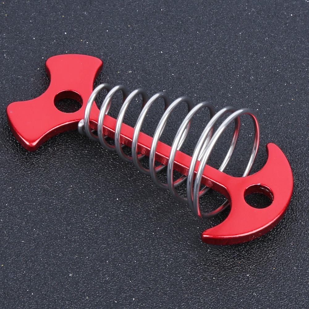 5 Pcs Spring Buckle Deck Anchor Pegs Adjustable Fishbone Deck Anchor Ground Anchor Tents Canopies