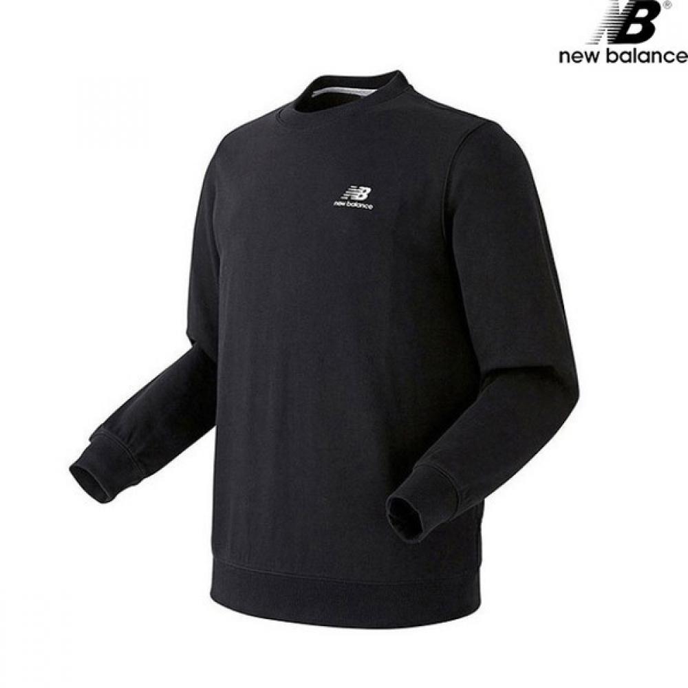 New Balance Футболка унисекс с длинным рукавом Half Club Nbnccb1013 Bk New Val Essential с маленьким логотипом