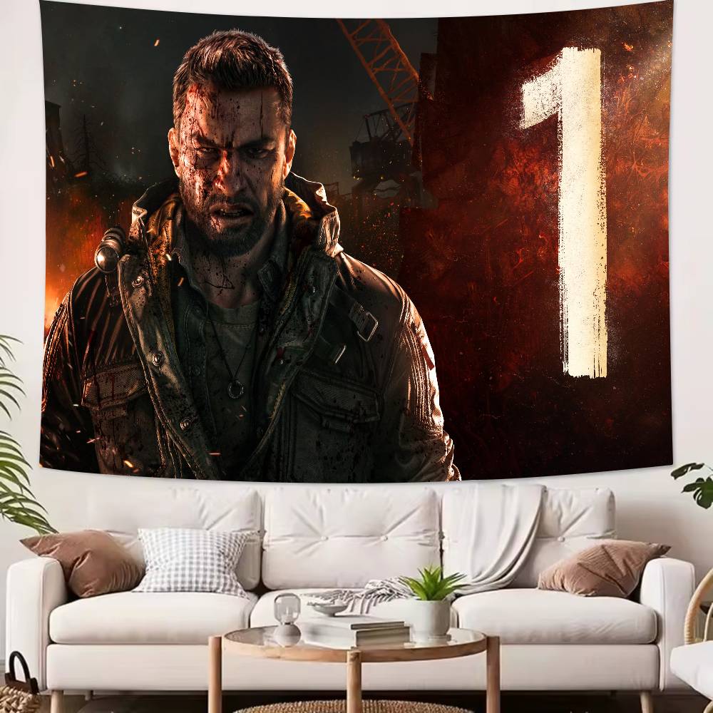 Модная Игра Крутая Dying Light Зверь Гобелен Популярное Украшение Комнаты Настенный Гобелен Арт-Комната Декор Дома Настенное Искусство Декор