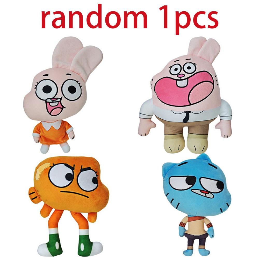 Cute Cat Bunny Stuffed Toy Birthday Present Gifts For Children Kids Cartoon Amazing World 25cm Gumball Richard Anais