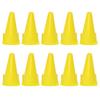 10Pcs Scoccer Cone 23cm Sports Training Traffic Cone Barrier for Basketball Football Skateboards