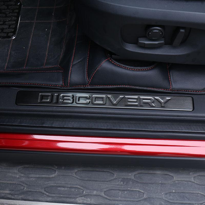 Для Land Rover Discovery Sport 2015-нержавеющая сталь, накладка на порог автомобиля из нержавеющей стали, накладка, наклейки для автомобиля