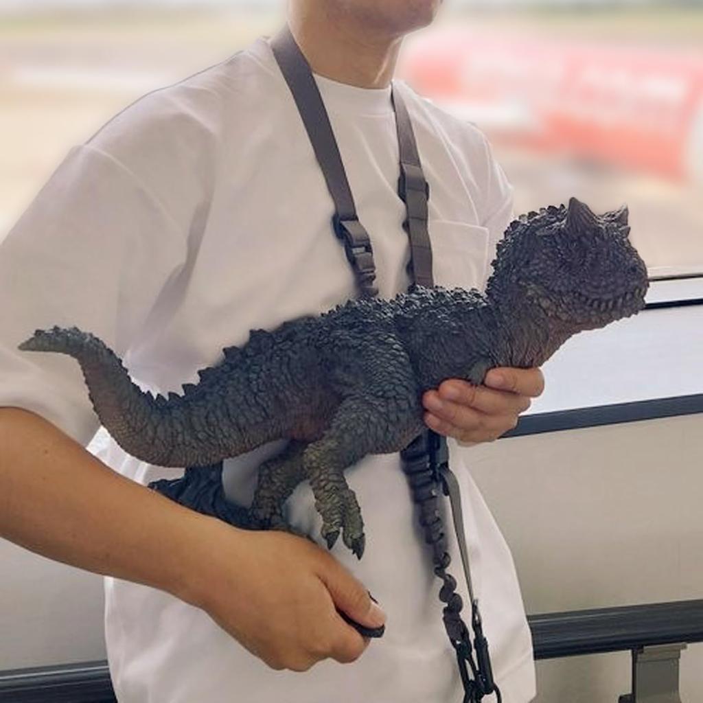 Карнотавр Черный мягкий винил готовая фигурка не в масштабе предварительно окрашенная