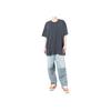 Off-White Диаг Таб Поверх Футболки с коротким рукавом Космическое пространство Мужские Топы Синий OMAA038S22JER0024646