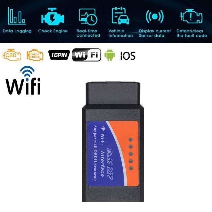 Для BMW E90 E46 E60 E39 E36 E87 E84 X5 E70 X3 X6 M3 M5 WIFI ELM327 OBD2 Сканер Bluetooth ELM327 OBD2 Сканер Синий