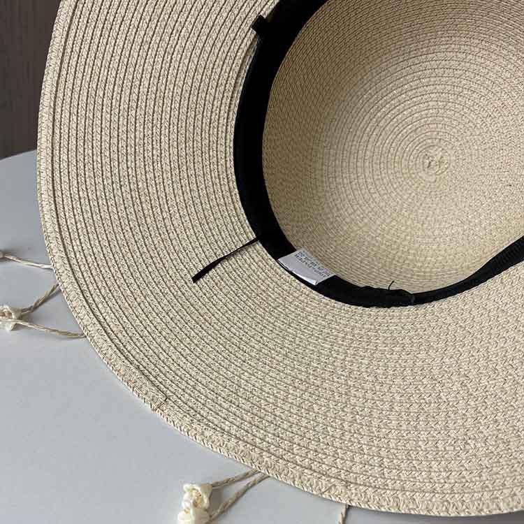 Fashion Straw Hat Women's Summer Vacation Beach Hat Outdoor Large Edge UV Protection Sun Hat