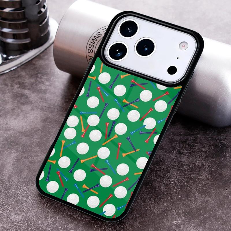 Чехол для телефона в виде мяча для гольфа для iPhone 17 16 15 Pro Max Air 14 13 12 11 Plus Ударопрочный чехол