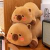 Pillow Capybara Plush Doll Fluffy Capybara Stuffed Doll Funny Capybara Plush Toy Room Decoration