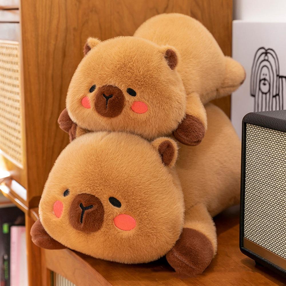 Мягкая плюшевая кукла капибара, подушка, чучело капибары, плюшевая игрушка капибара, подарок на день рождения для детей