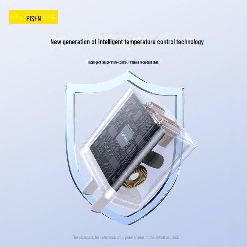 PISEN 20W Мини-зарядное устройство с двумя портами A+C - Быстрая зарядка для Apple и Huawei