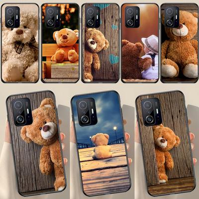 Чехол с милым медведем для POCO X5 X3 F5 Pro X4 F4 GT M5s C40 F3 для Xiaomi 13 Lite 12 11T 12T Pro 12X