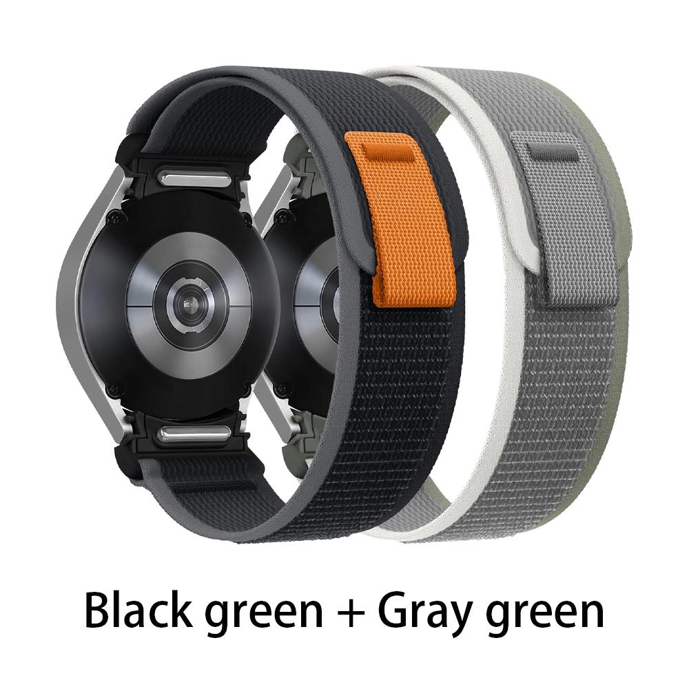 Ремешок для Samsung Galaxy watch 7 FE 6 5 Pro 4 classic 44мм 40мм на запястье Без зазоров Нейлоновый Trail ремешок браслет Galaxy watch 7 Ремешок