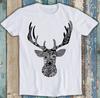 Aztec Deer Silhouette Doodle Best Seller Funny Gift Tee T Shirt M1635