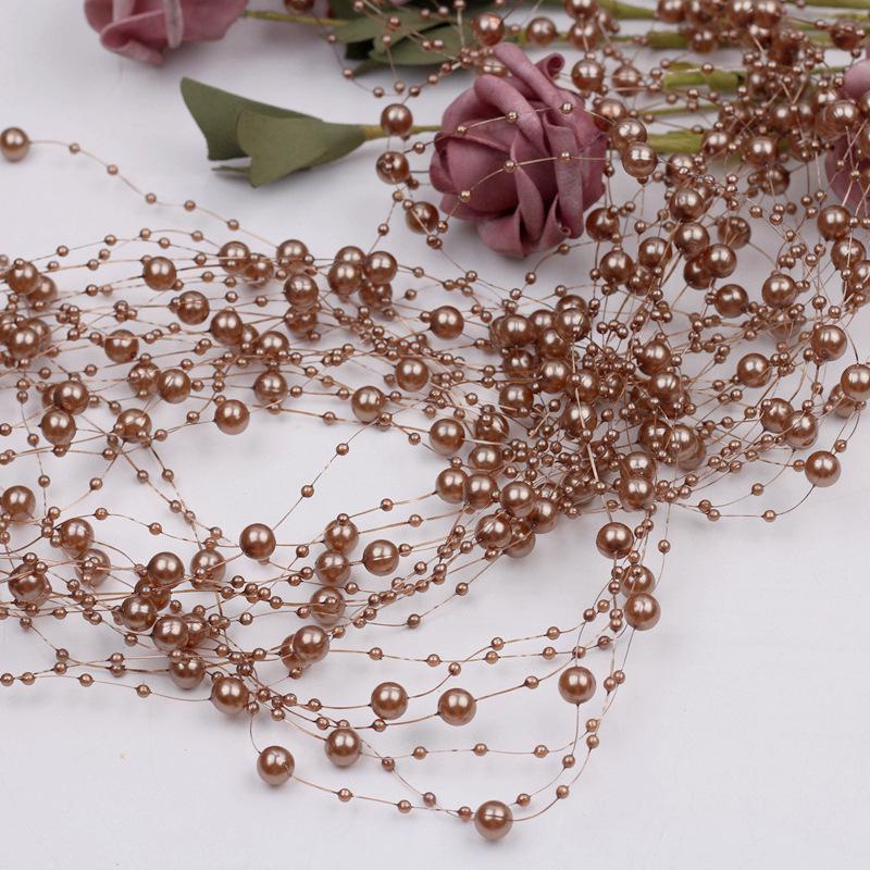 8+3 Звездное небо жемчужная цепочка с бусинами и фонариками для украшения свадьбы цветами