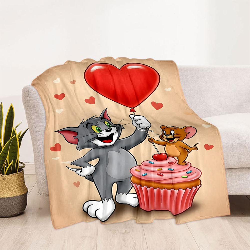 Tom And Jerry Adventure Suitable blanket for offices, travel, living rooms also a good gift for friends and family Suitable for all seasons.