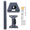 Rectangular Satellite Roof Mount 120 Degree Adjustable Pivot Standard Dish Mounting Kit with for