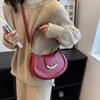 Saddle Shoulder Bags For Women 2024 New Small Women Underarm Bag High Quality Leather Women's Crossbody Bags Handbags And Purses