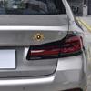 Fashion 3D Metal Lion Crown Gold Silver Side Emblem Decoration Badge Car Sticker For Peugeot 206 207 208 306 307 308 406 407 408