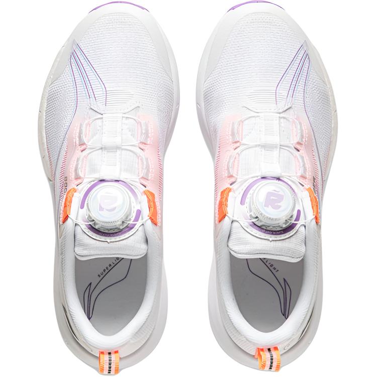 Li Ning Детские Ультралегкие 21 Беговая Серия Удобные Мягкие Модные Амортизирующие Дышащие Кроссовки с Низким Верхом Детские кроссовки YKFU058-14