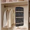 Hanging Jewelry Organizer Necklace Holder Earrings Rings Hanger With 20 Jewelry Bags Travel Storage Roll Storage Bags Storage