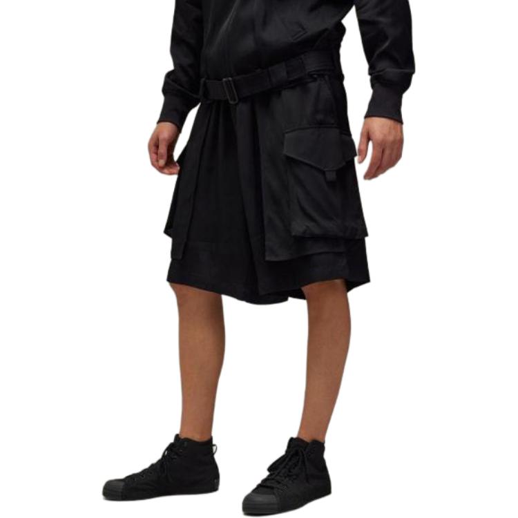Y-3 drawstring-fastening shorts JD1482