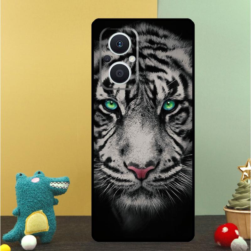 Чехол с животными Лев Волк Тигр Орел для OPPO Reno 15F 13F 14F 12 11 F 10 14 15 Pro 7 8 Lite OPPO Find X9 X8 X6 X5 Pro