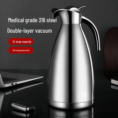 Европейский кофейный термос 2 л - Вакуумный горшок из нержавеющей стали