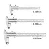 Мини-портативный высокоточный штангенциркуль из углеродистой стали 150/200/300 мм, линейка с нониусом