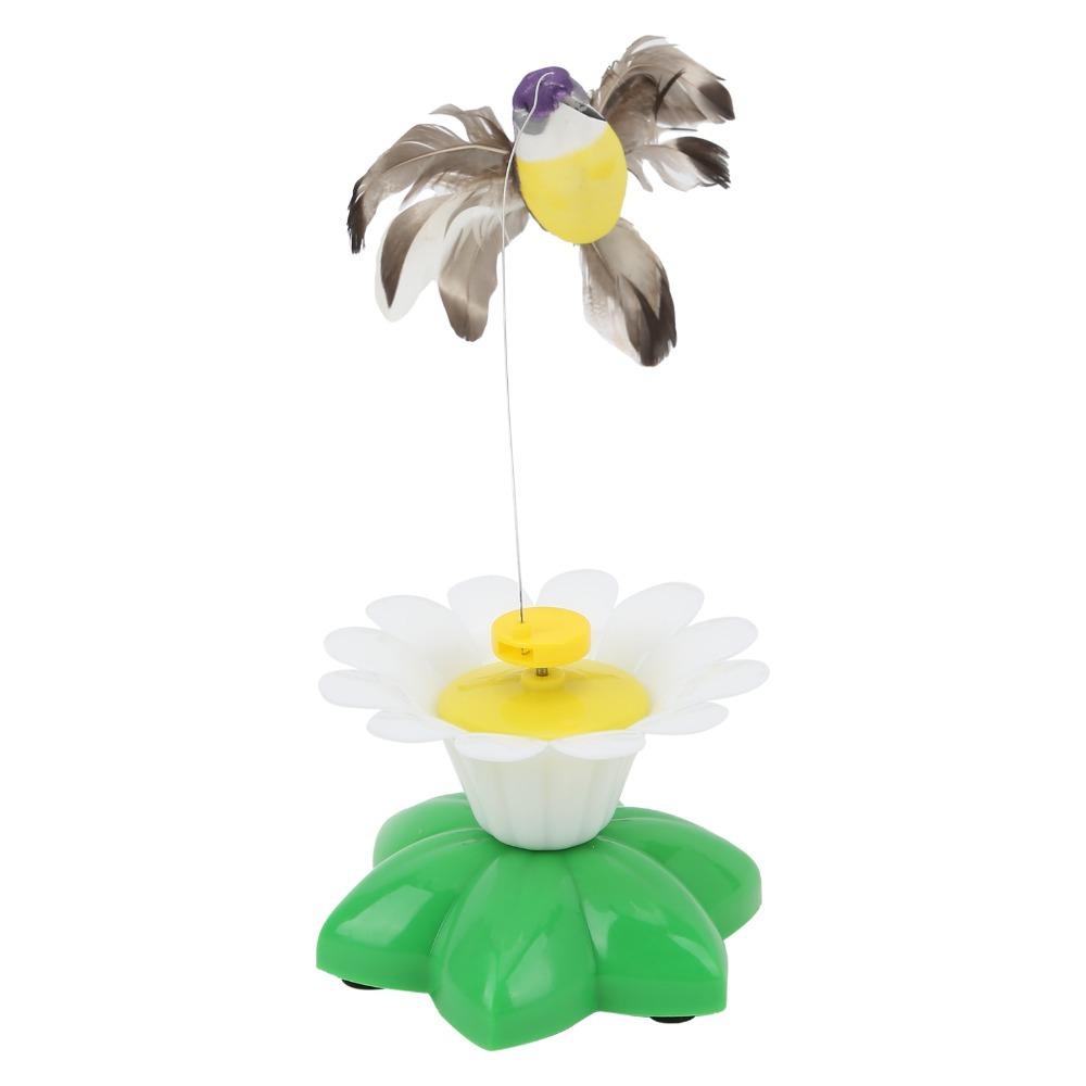 Electric Flying Movement Flying Bird Butterfly Cat Toy Lifelike Cat Toy for Indoor Cats