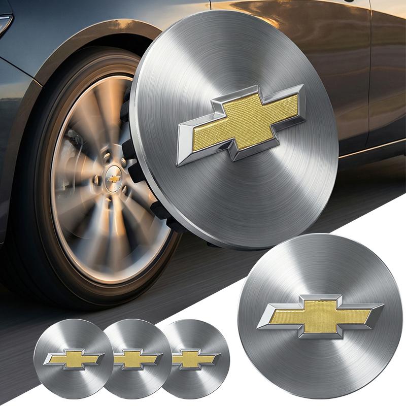 AABJT1 4PCS 59mm Car Badge Emblem Wheel Center Hub Caps Rim Hubcap Cover for Chevrolet Cruze Malibu Sail Spark Captiva Equinox Tracker