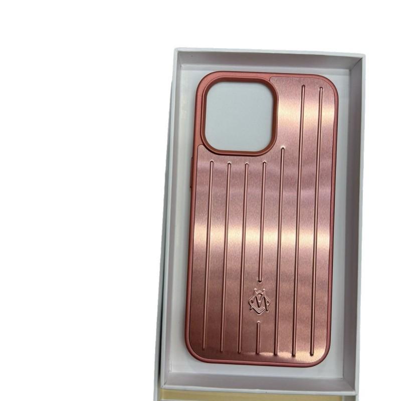 Алюминиевый чехол для телефона в стиле RIMOWA для iPhone 17 Pro Max 16 15 14 Ударопрочный защитный чехол Тонкий минималистичный дизайн