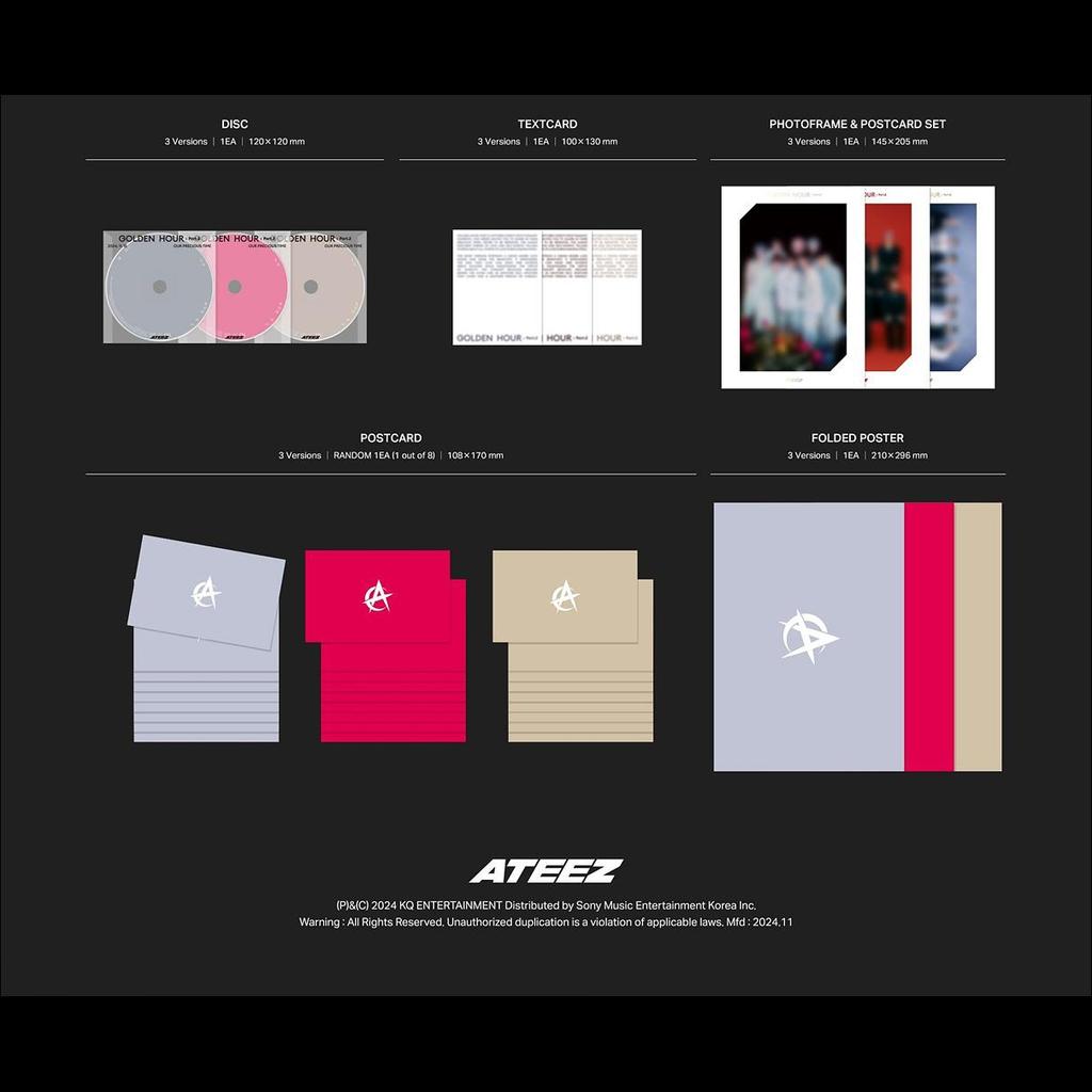 ATEEZ ЗОЛОТОЙ ЧАС : Часть 2 (Стандартная версия.)