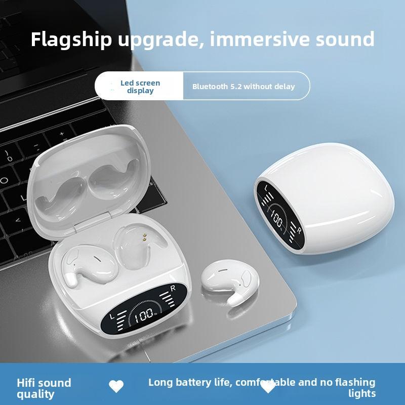 Беспроводные Bluetooth-наушники MD528 с технологией TWS, плотно прилегающей конструкцией, удобны для сна, имеют индивидуальную посадку и сверхдлительное время автономной работы.
