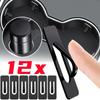 3/12pcs Car Cup Holder Limiter Fixing Clip Self-adhesive Auto Water Cup Slot Limit Pad Car Bottle Console Slot Slip Limiter