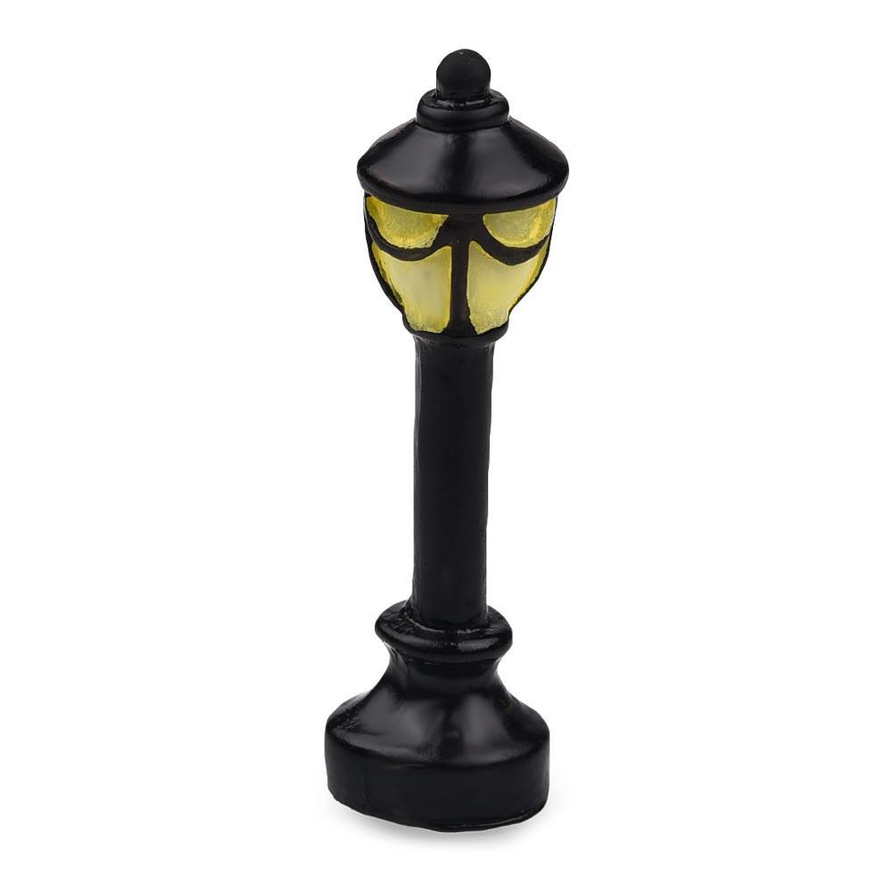 Retro Mini Street Lamp Miniature Garden Ornament Streetlight Figurines Fairy Garden Decoration Resin Craft Micro Landscaping