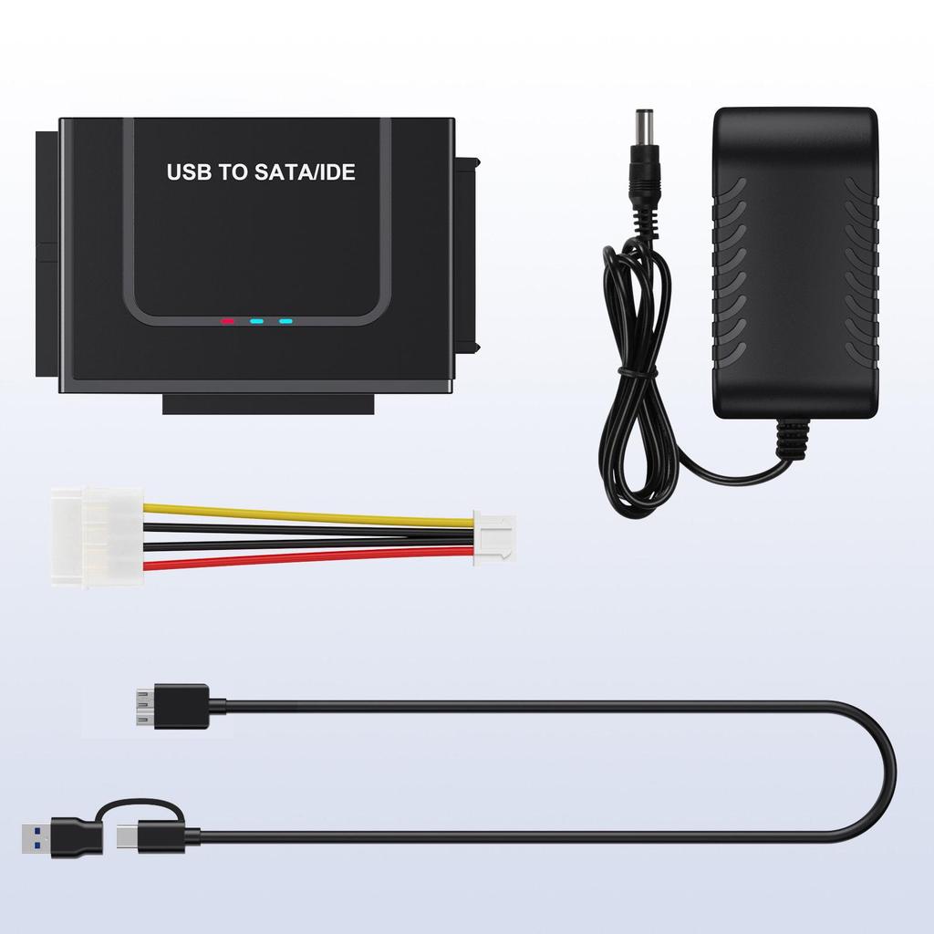 USB 3.0 к IDE/SATA Конвертер Жесткого Диска - Многофункциональный Кабель для 2.5"/3.5" Дисков