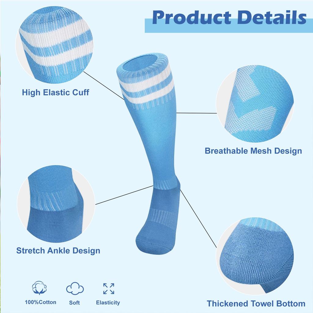 Детские футбольные щитки Футбольные носки Молодежные футбольные щитки Футбольные носки