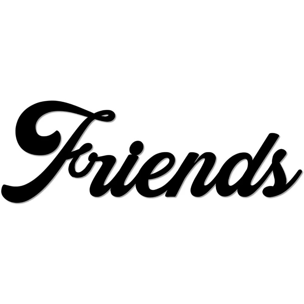 1 шт. Amis Love Wall Art - металлический настенный декор, силуэт из железа, домашний акцент и произведение искусства для стильных интерьеров